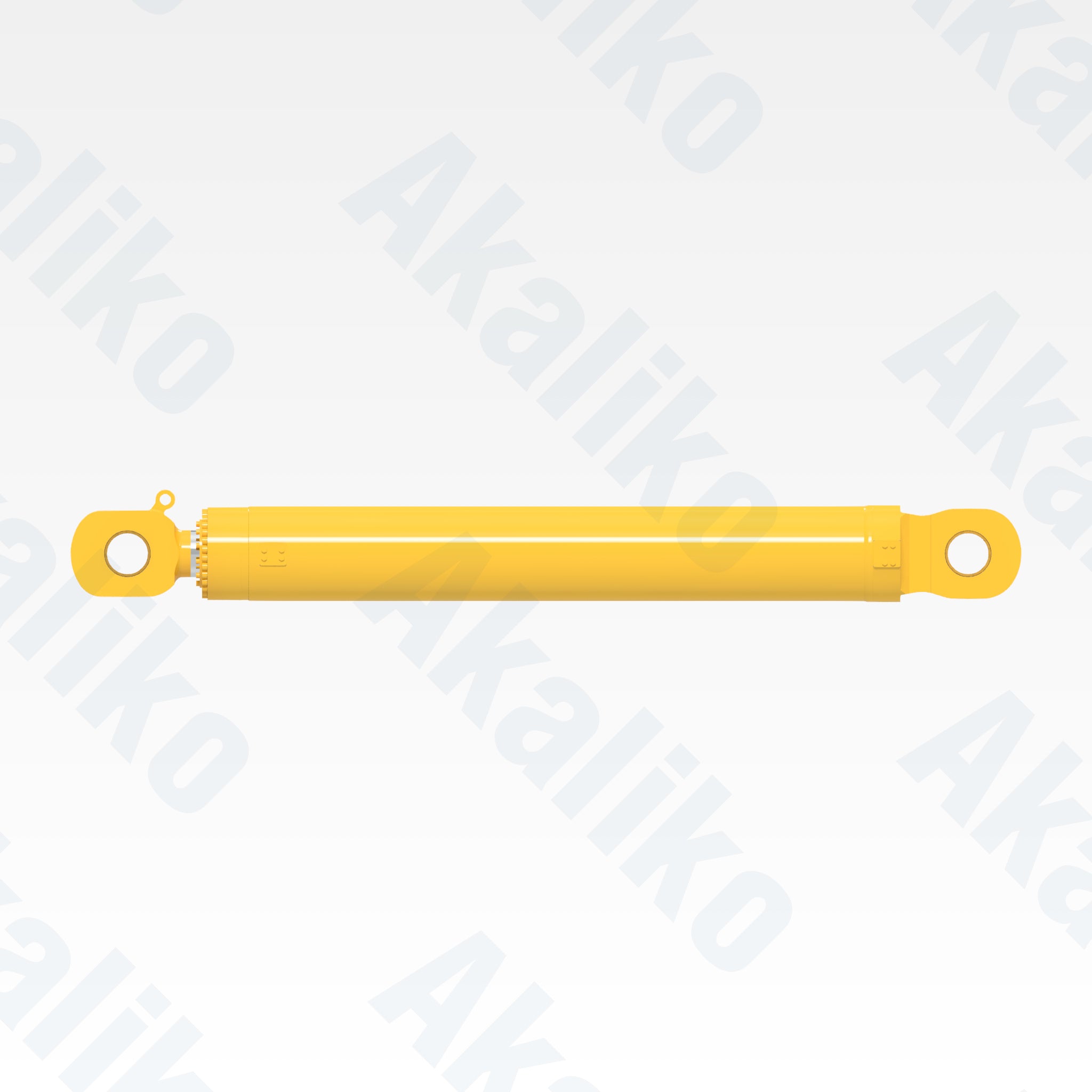 Side view of replacement boom hydraulic cylinder for Komatsu PC5500-6 excavator, OEM part number 934 650 40