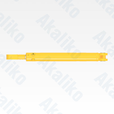 Top view of replacement bucket hydraulic cylinder for Komatsu PC5500-6 excavator, OEM part number 911 320 40