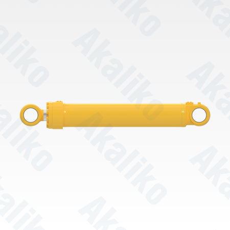 Side view of replacement boom lift hydraulic cylinder for Komatsu WA800-3/WA900 wheel loader, OEM part number 707-01-03011