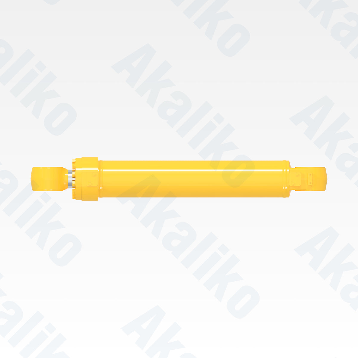 Top view of replacement boom lift hydraulic cylinder for Komatsu WA800-3/WA900 wheel loader, OEM part number 707-01-03011