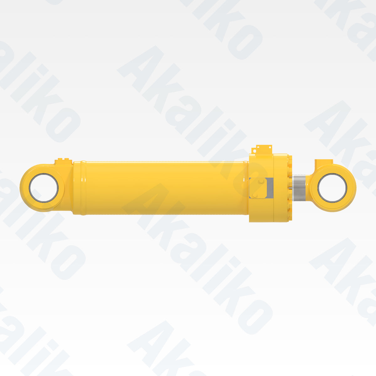 Side view of replacement dump hydraulic cylinder for Komatsu WA800-3/WA900 wheel loader, OEM part number 707-01-03212