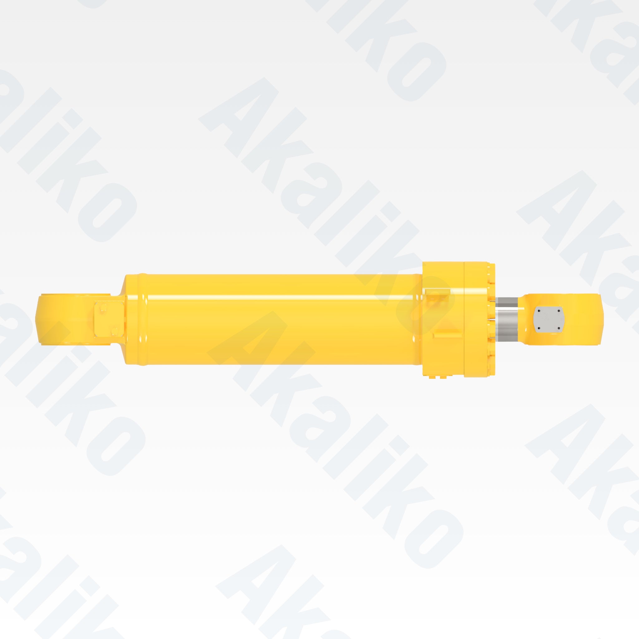 Top view of replacement dump hydraulic cylinder for Komatsu WA800-3/WA900 wheel loader, OEM part number 707-01-03212
