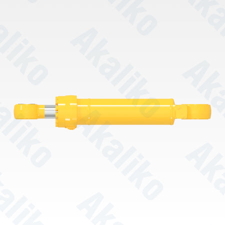Top view of replacement steering hydraulic cylinder for Komatsu WA800-3/WA900 wheel loader, OEM part number 707-01-16191
