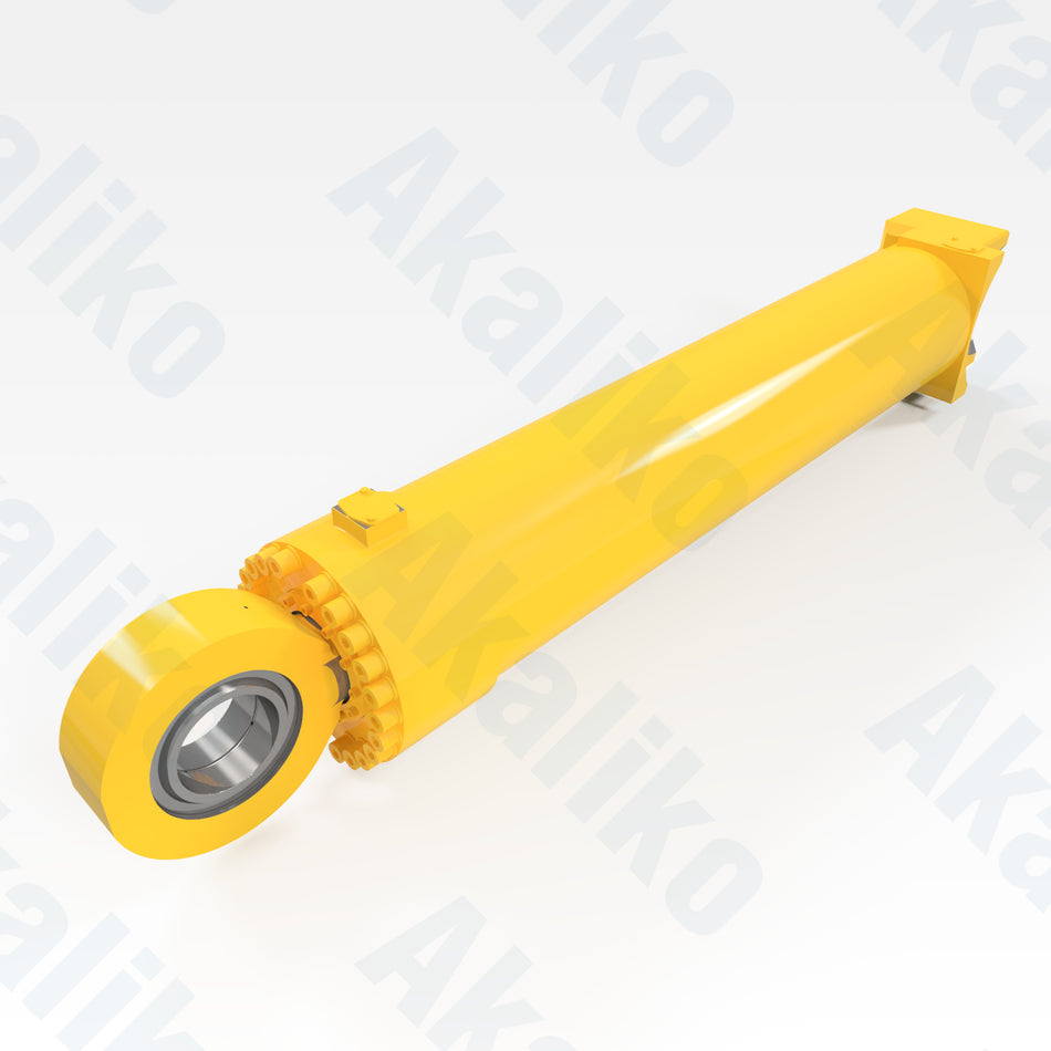 Replacement bucket hydraulic cylinder for LeTourneau L2350 wheel loader, OEM part number R4278414, aftermarket heavy equipment parts
