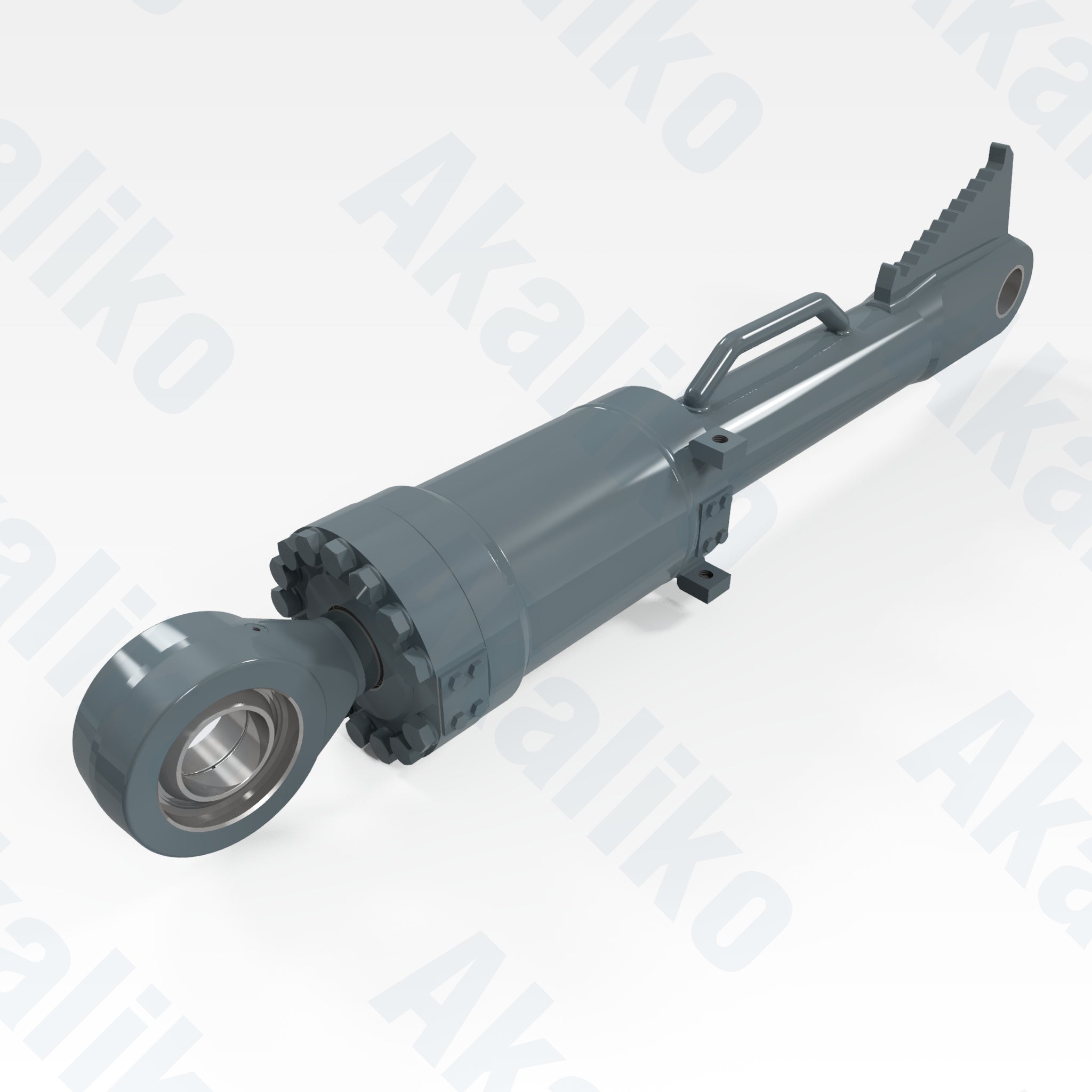 Replacement blade tilt hydraulic cylinder for Liebherr PR776 track dozer, OEM part number 94038968, aftermarket heavy equipment parts