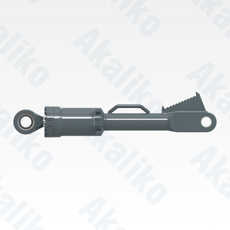 Side view of replacement blade tilt hydraulic cylinder for Liebherr PR776 track dozer, OEM part number 94038968