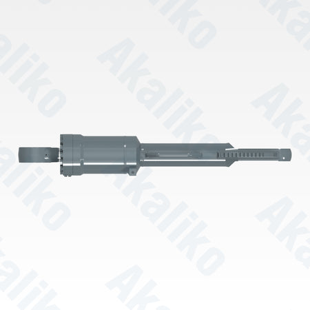 Top view of replacement blade tilt hydraulic cylinder for Liebherr PR776 track dozer, OEM part number 94038968