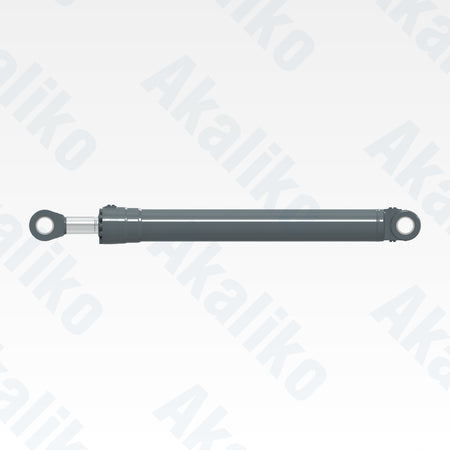 Side view of replacement boom hydraulic cylinder for Liebherr R9100 excavator, OEM part number 9644533