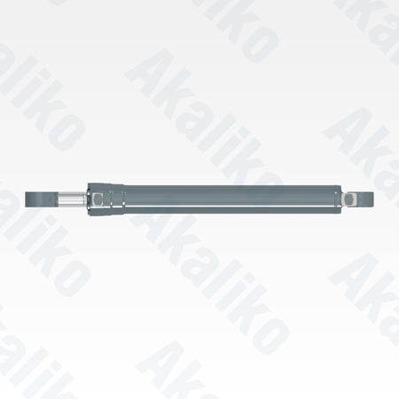 Top view of replacement boom hydraulic cylinder for Liebherr R9100 excavator, OEM part number 9644533