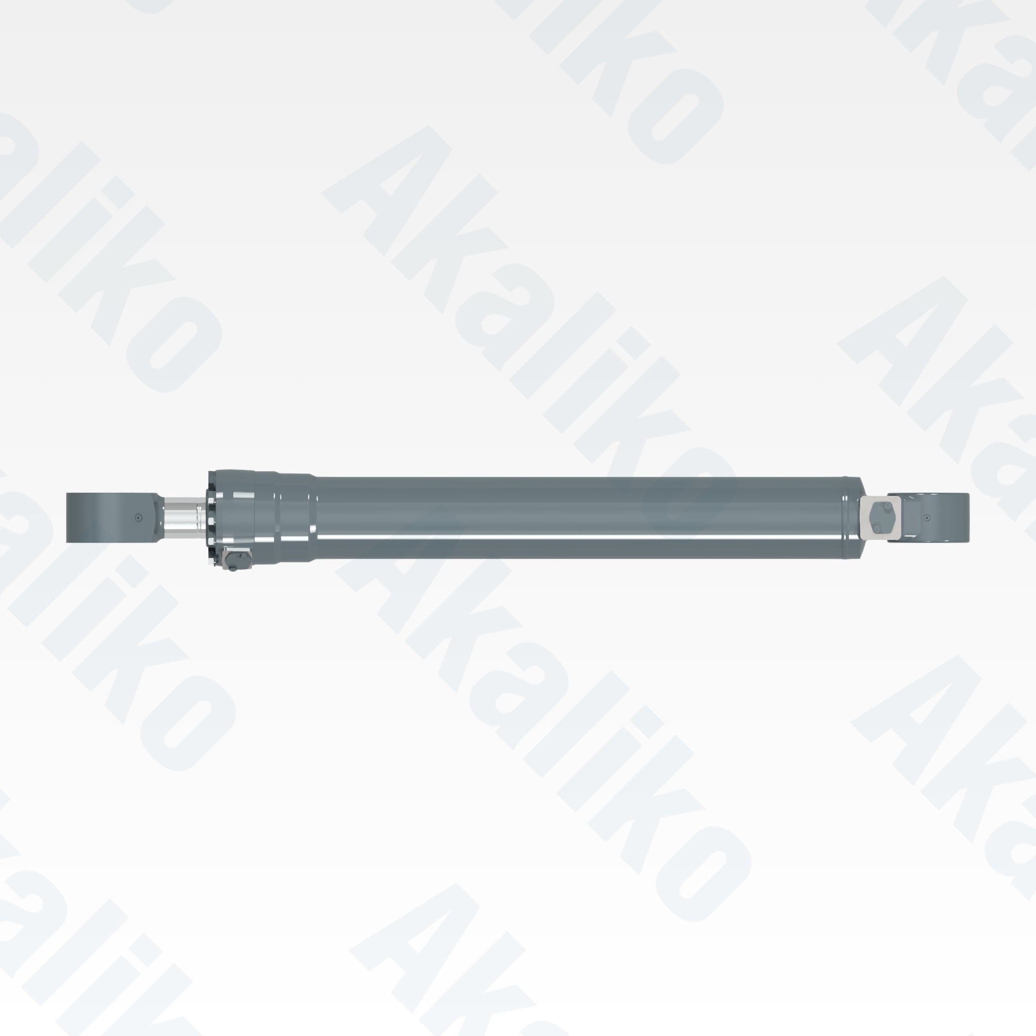 Top view of replacement bucket hydraulic cylinder for Liebherr R9100 excavator, OEM part number 94057904