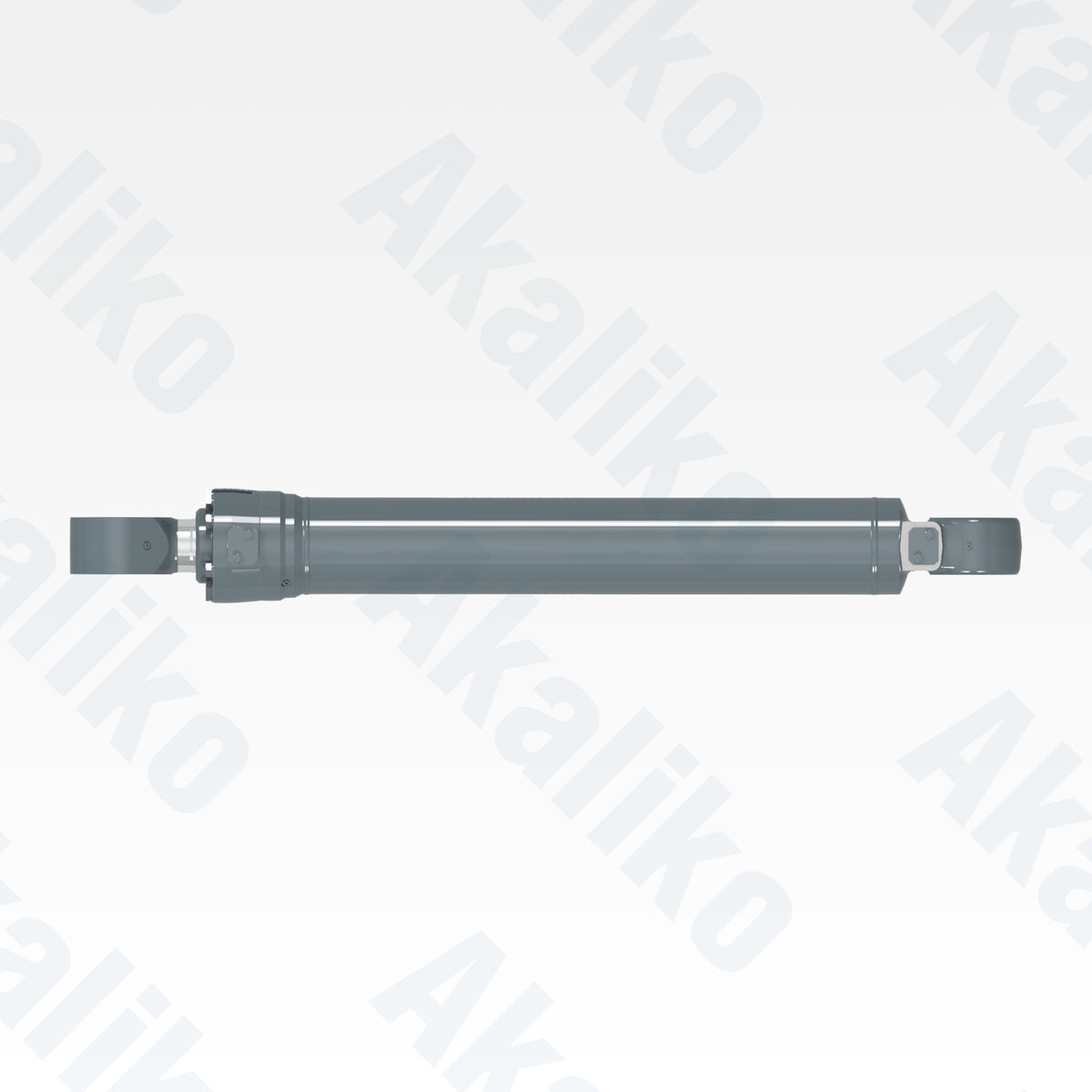 Top view of replacement stick hydraulic cylinder for Liebherr R9100 excavator, OEM part number 9629705