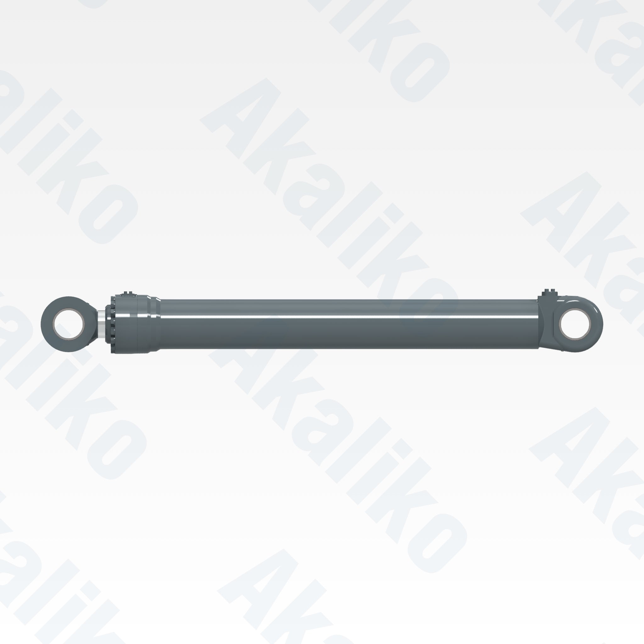 Side view of replacement boom hydraulic cylinder for Liebherr R9200 excavator, OEM part number 94072940