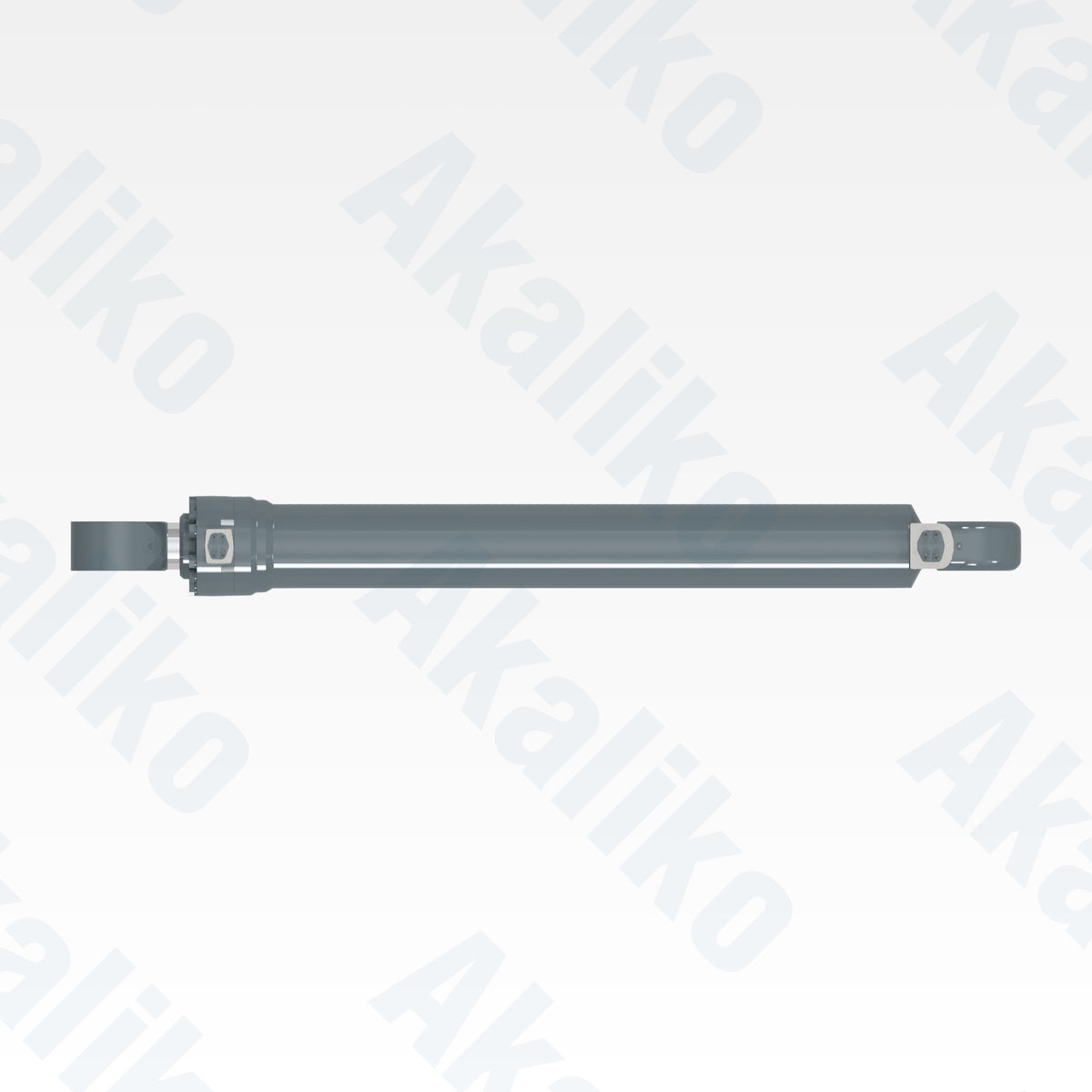 Top view of replacement boom hydraulic cylinder for Liebherr R9200 excavator, OEM part number 94072940