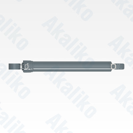 Top view of replacement boom hydraulic cylinder for Liebherr R9200 excavator, OEM part number 94072940