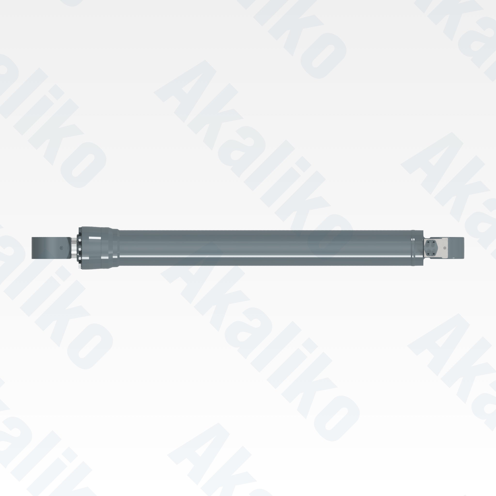 Top view of replacement bucket hydraulic cylinder for Liebherr R9200 excavator, OEM part number 94073177