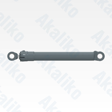 Side view of replacement stick hydraulic cylinder for Liebherr R9200 excavator, OEM part number 11681043