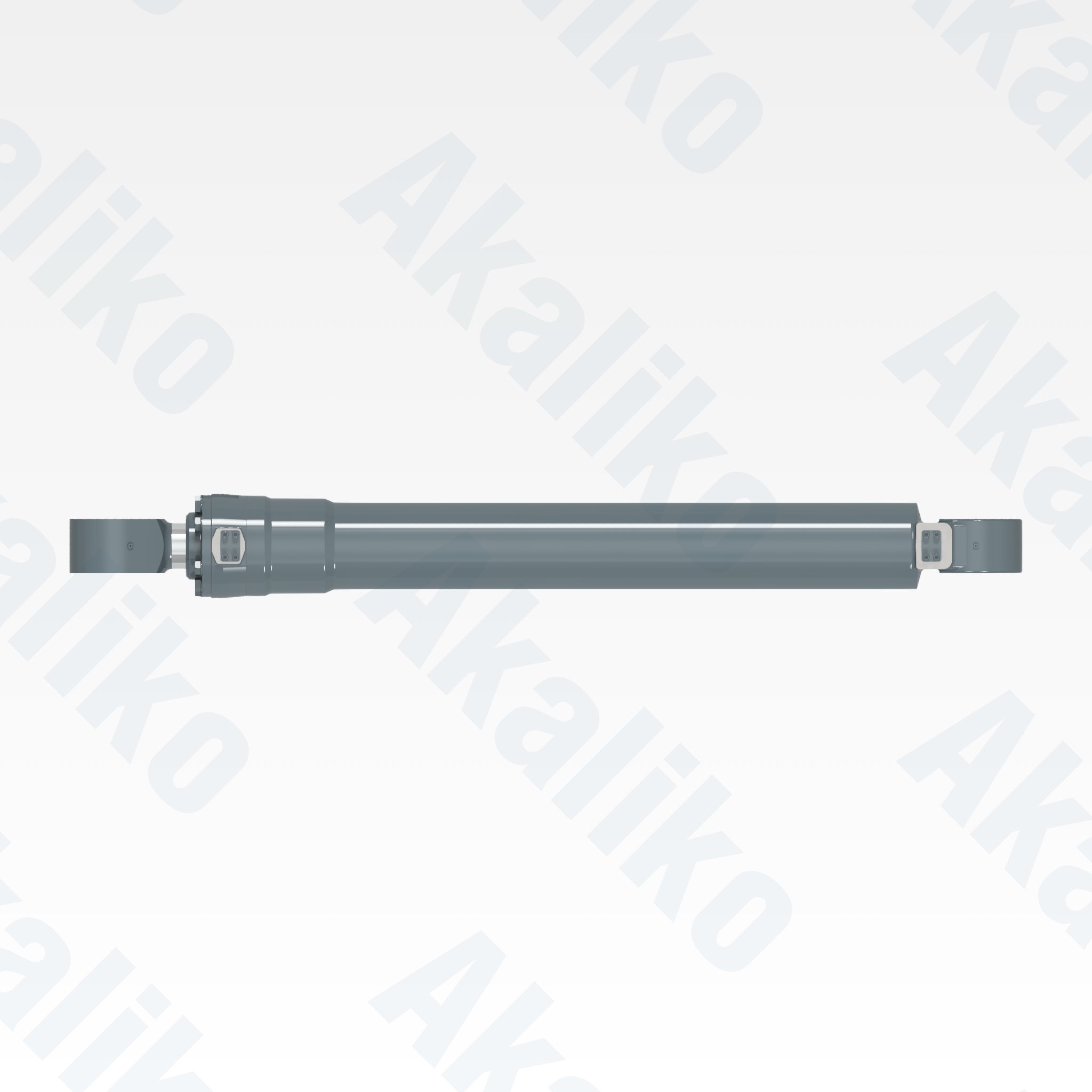 Top view of replacement stick hydraulic cylinder for Liebherr R9200 excavator, OEM part number 11681043