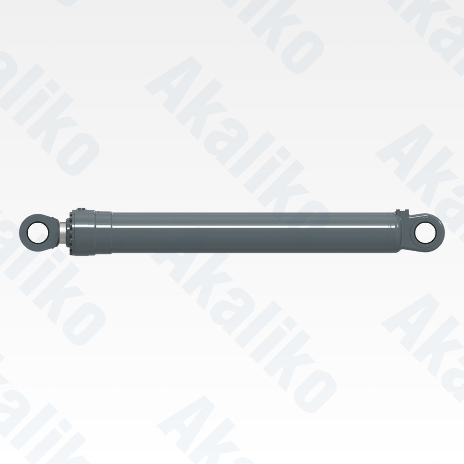 Side view of replacement boom hydraulic cylinder for Liebherr R9400 excavator, OEM part number 9644374