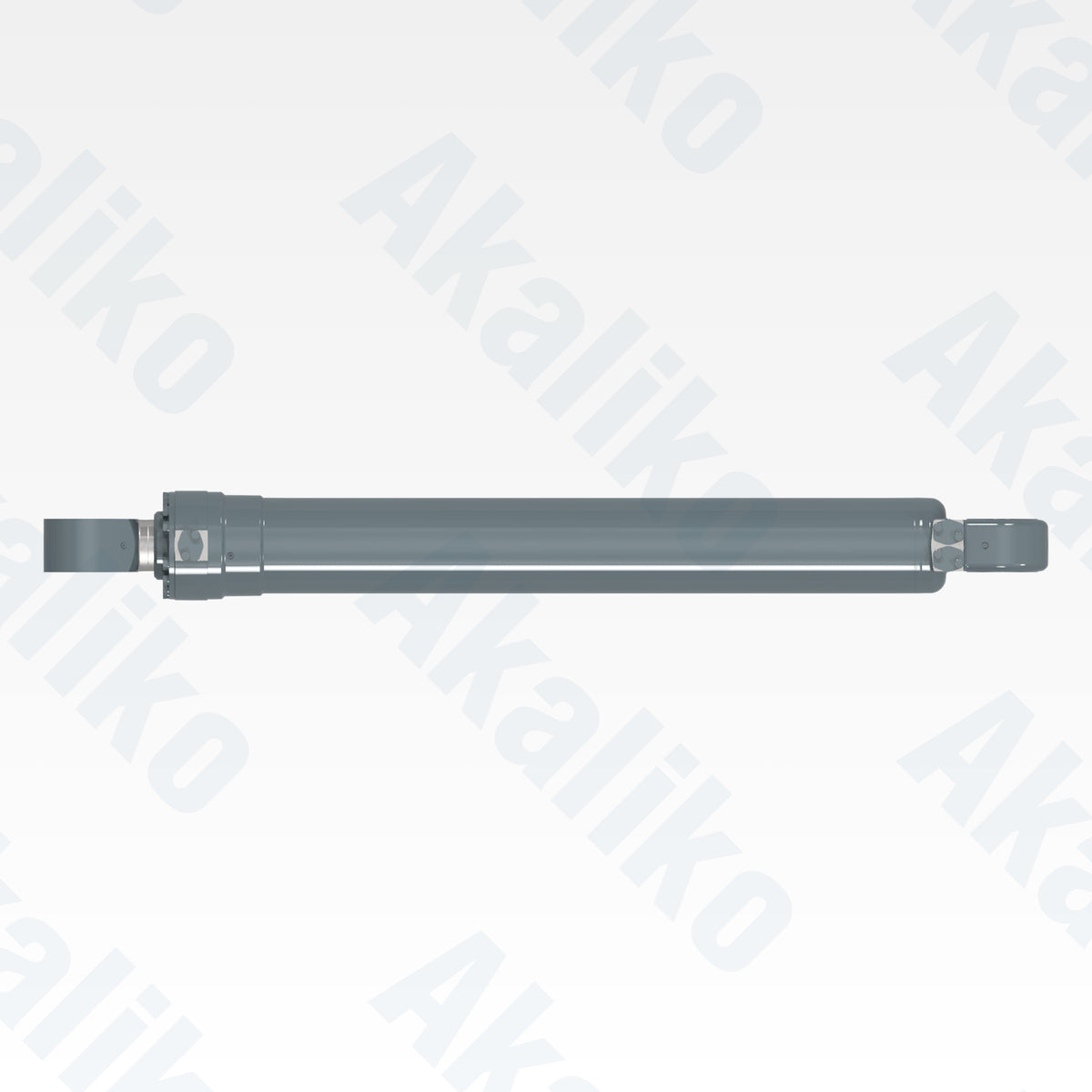 Top view of replacement boom hydraulic cylinder for Liebherr R9400 excavator, OEM part number 9644374
