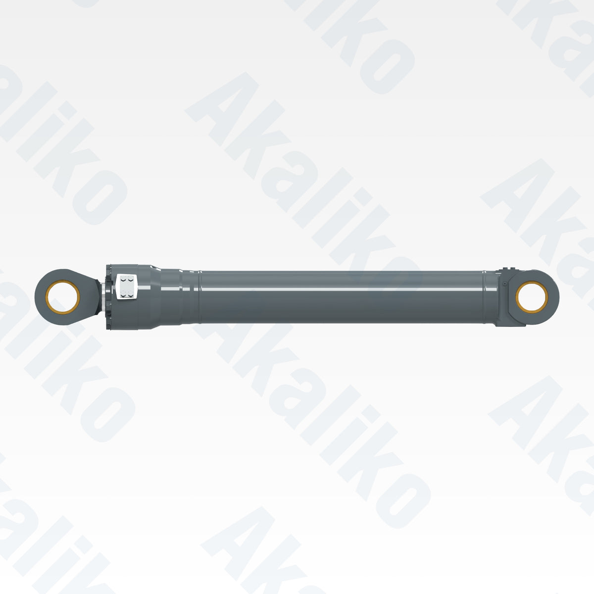 Side view of replacement bucket hydraulic cylinder for Liebherr R976 excavator, OEM part number 94020917