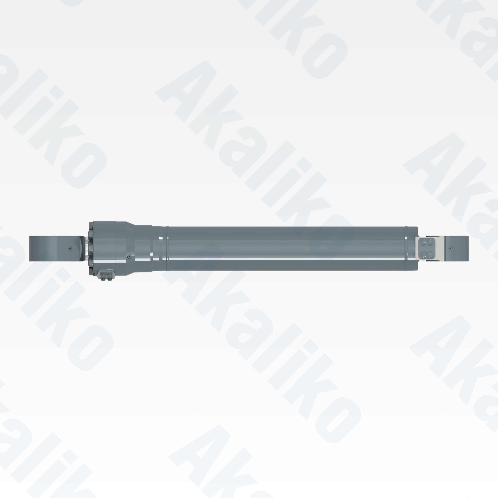 Top view of replacement bucket hydraulic cylinder for Liebherr R976 excavator, OEM part number 94020917