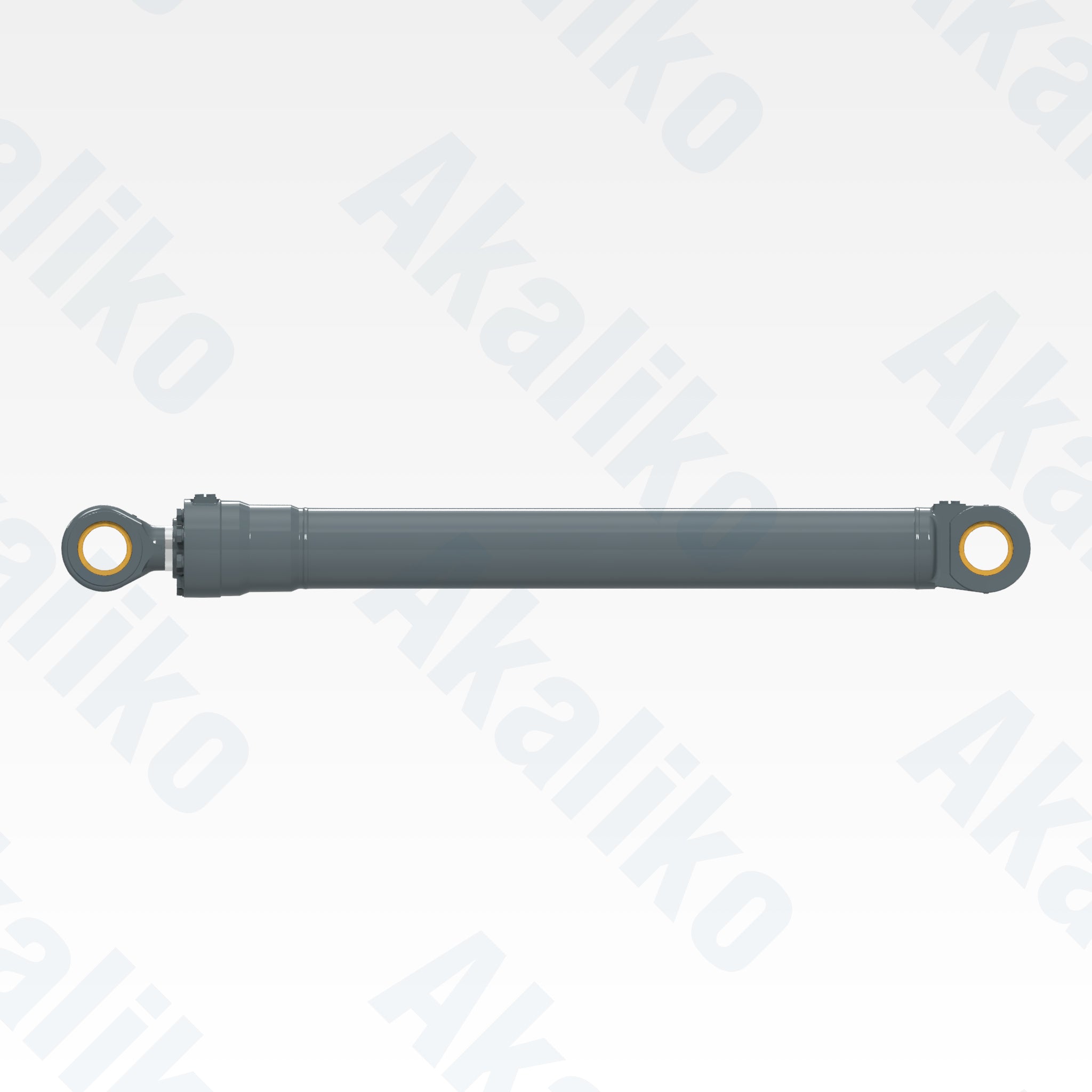 Side view of replacement stick hydraulic cylinder for Liebherr R976 excavator, OEM part number 94062196