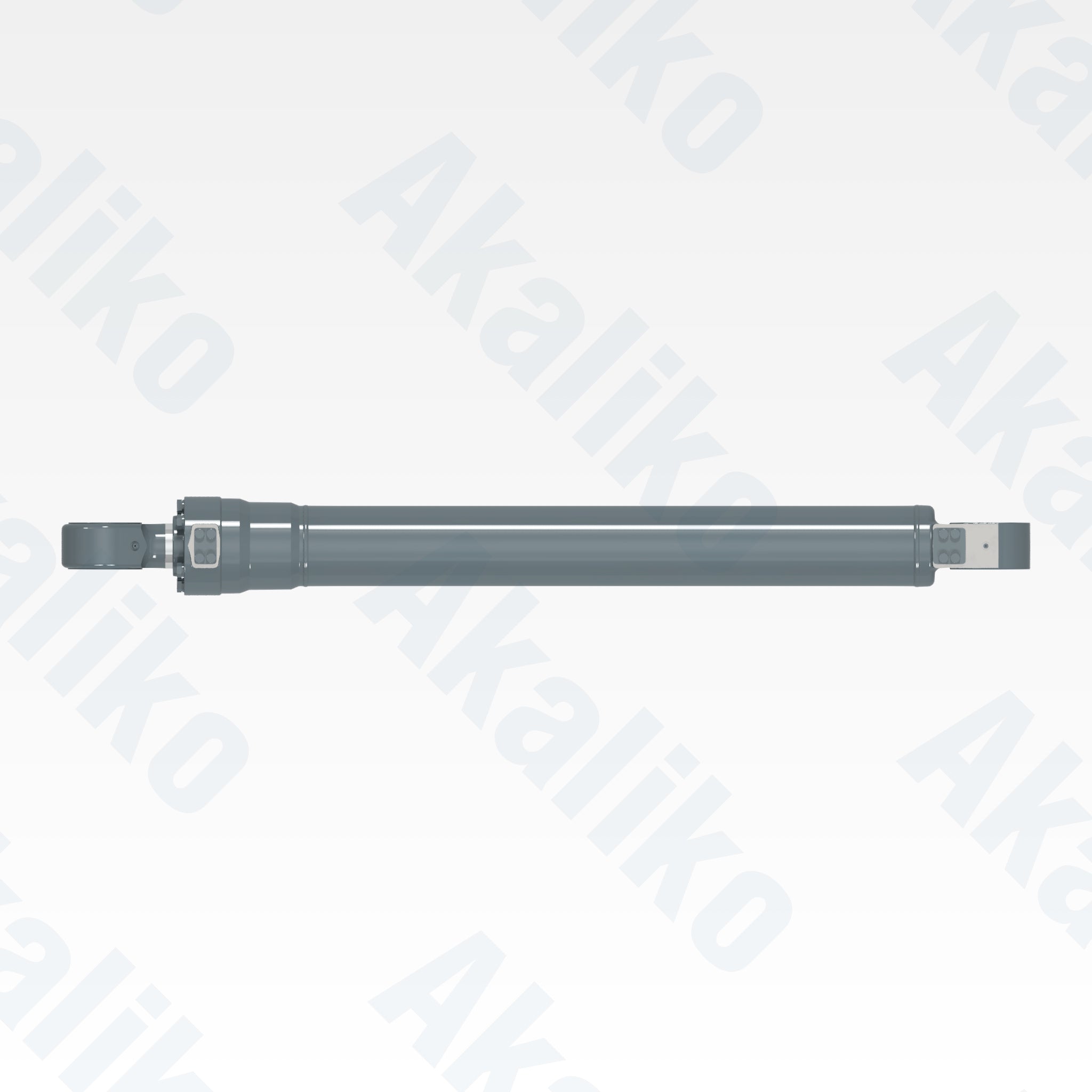 Top view of replacement stick hydraulic cylinder for Liebherr R976 excavator, OEM part number 94062196