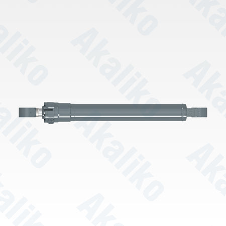 Top view of replacement boom hydraulic cylinder for Liebherr R984 excavator, OEM part number 9637247
