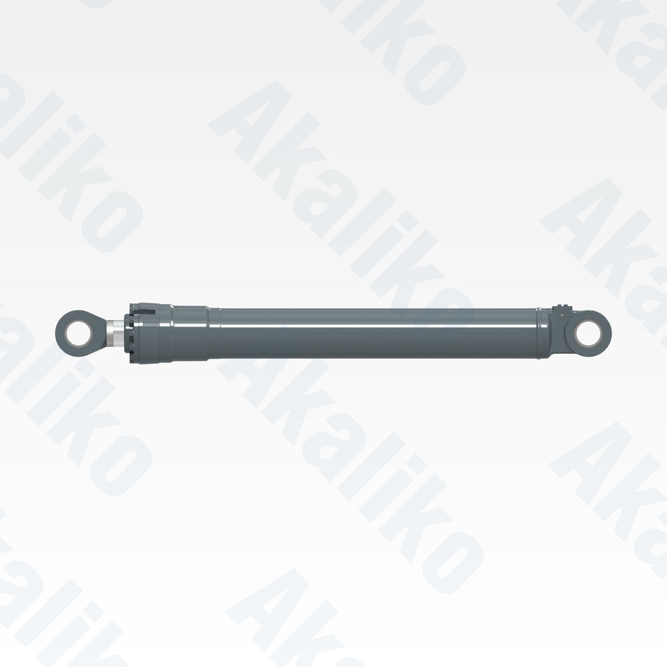 Side view of replacement boom hydraulic cylinder for Liebherr R984 excavator, OEM part number 9637254