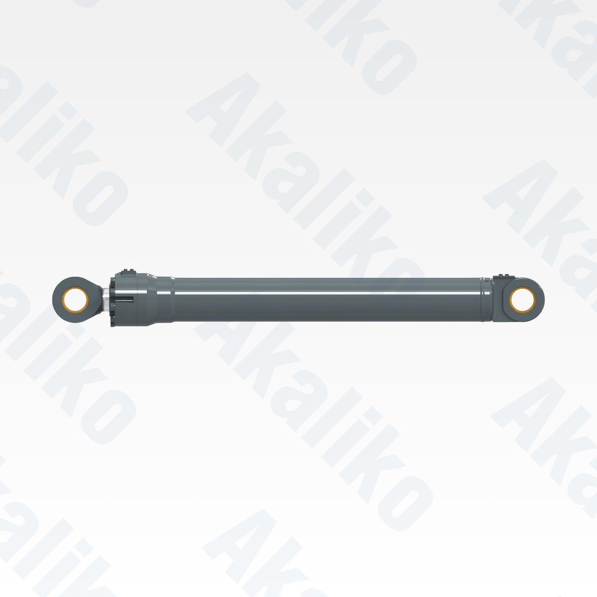 Side view of replacement stick hydraulic cylinder for Liebherr R984 excavator, OEM part number 9594816
