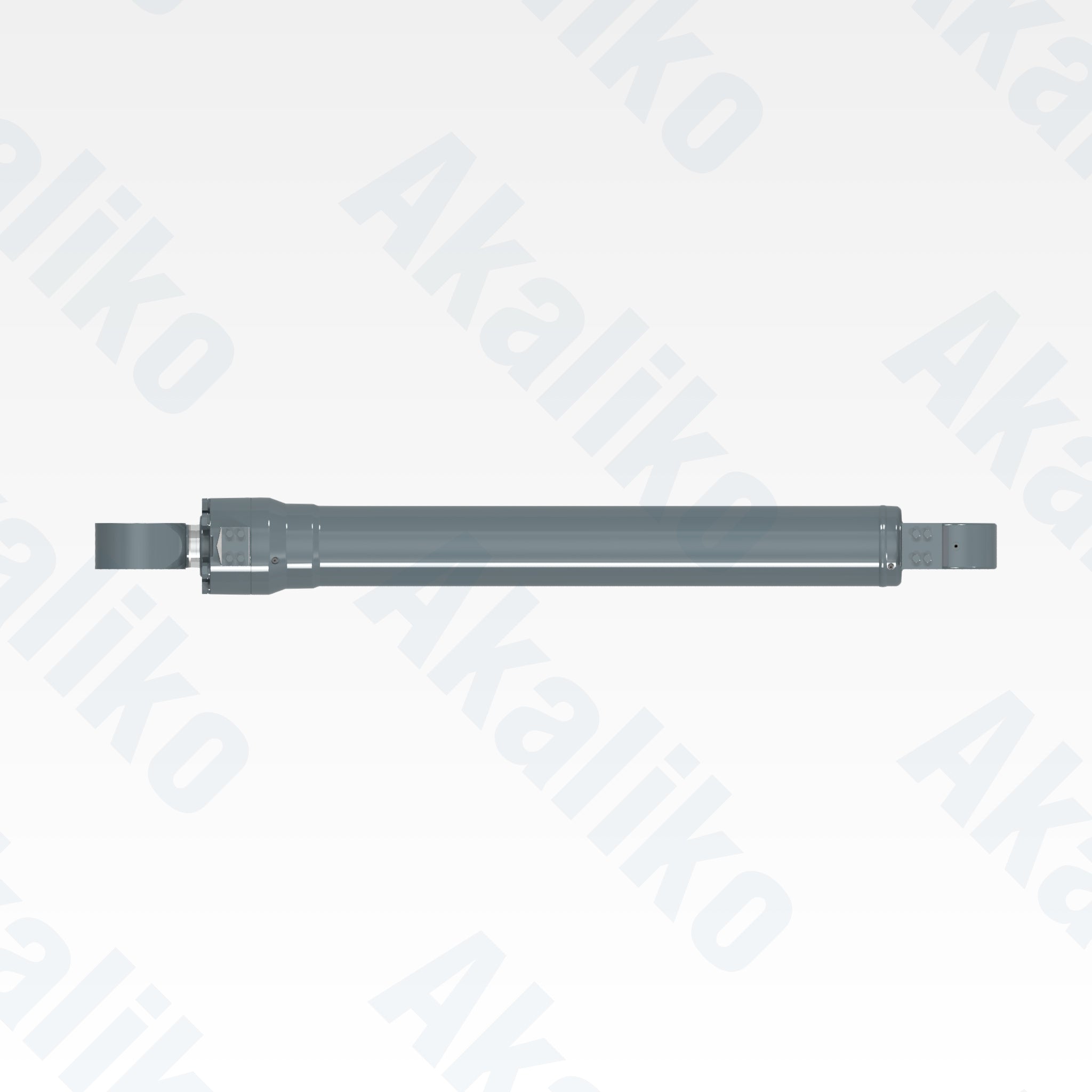 Top view of replacement stick hydraulic cylinder for Liebherr R984 excavator, OEM part number 9594816
