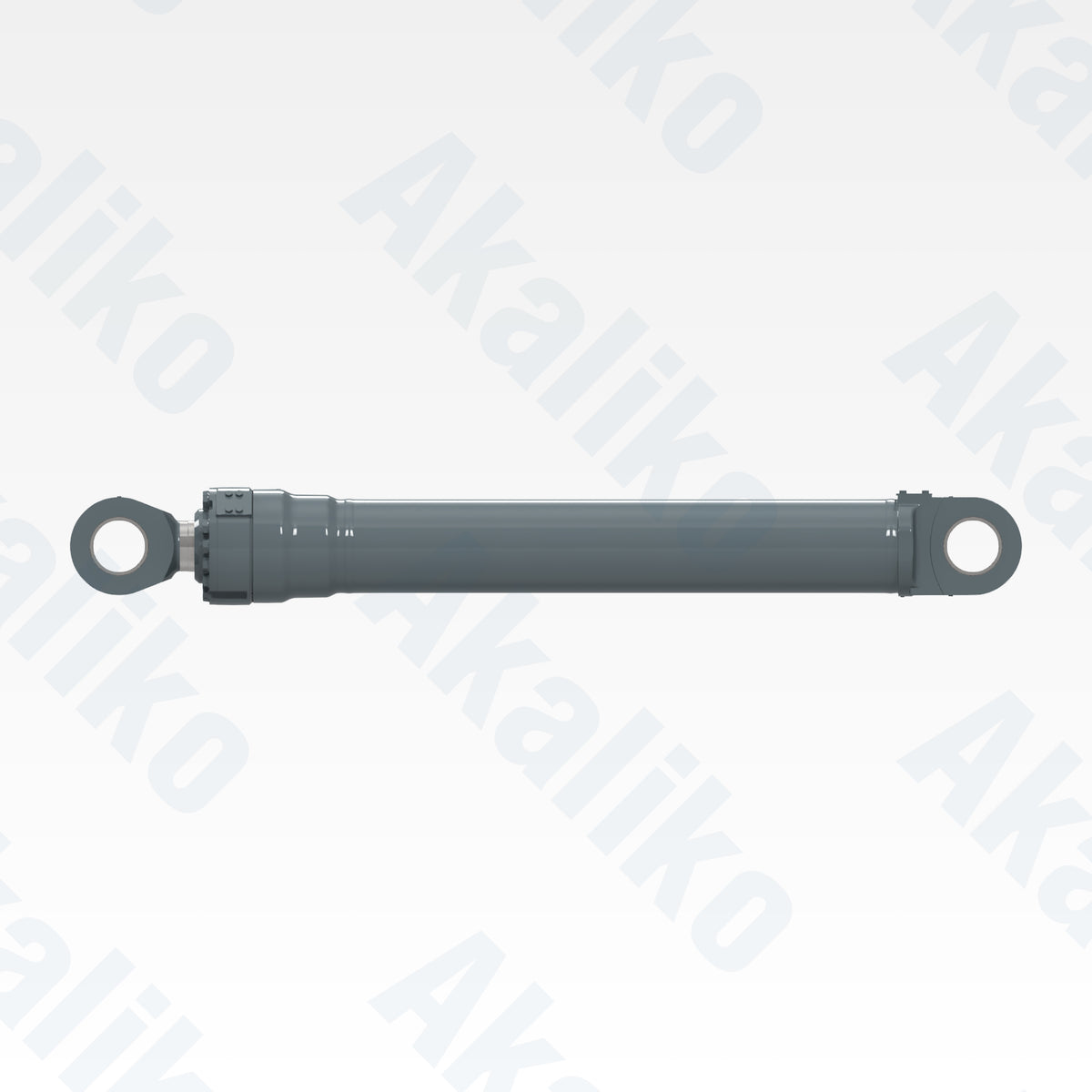 Side view of replacement bucket hydraulic cylinder for Liebherr R996B excavator, OEM part number 9247019