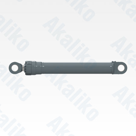 Side view of replacement bucket hydraulic cylinder for Liebherr R996B excavator, OEM part number 9247019