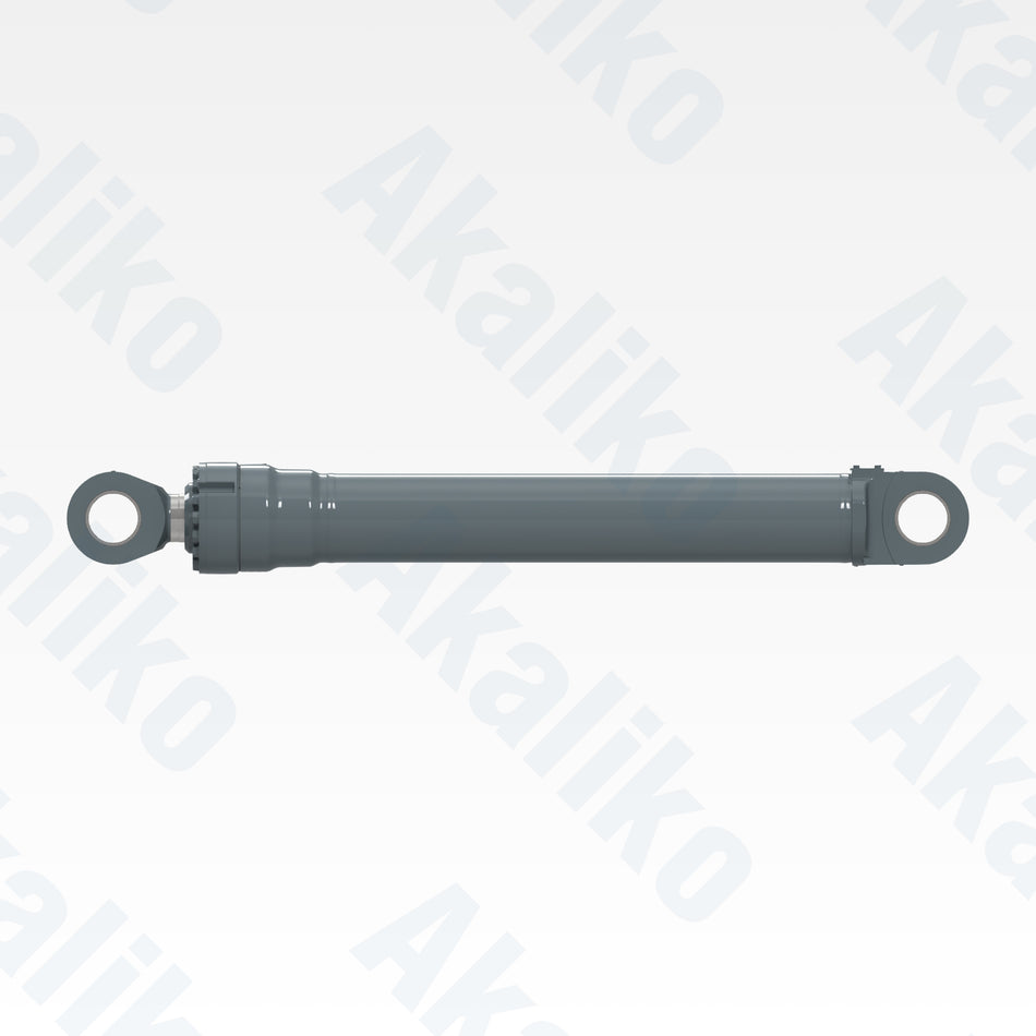 Side view of replacement bucket hydraulic cylinder for Liebherr R996B excavator, OEM part number 9307188