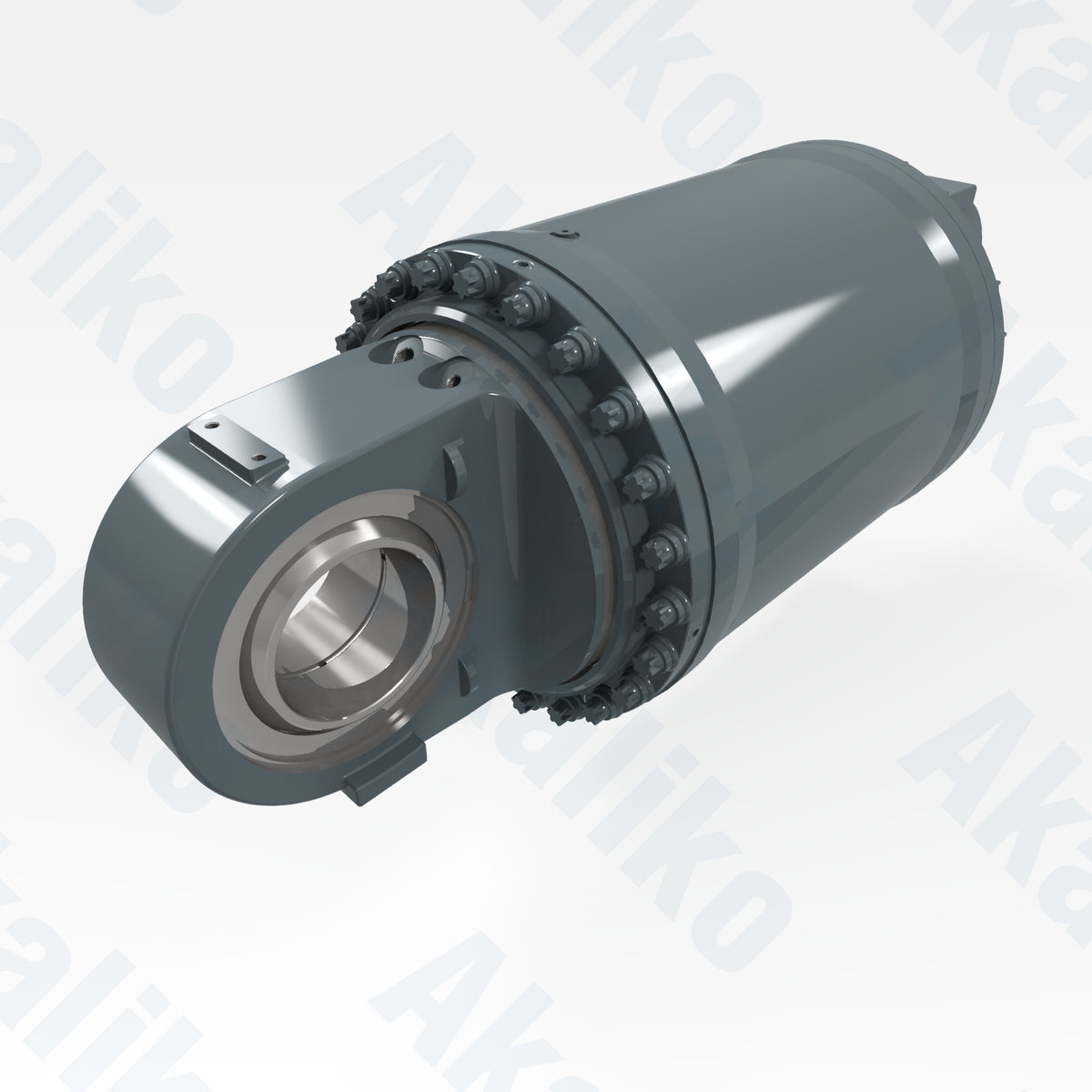 Replacement rear suspension hydraulic cylinder for Liebherr T264 dump truck, OEM part number 94065549, aftermarket heavy equipment parts