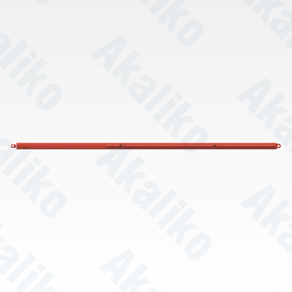 Side view of replacement feed hydraulic cylinder for Sandvik D45KS drill, OEM part number 020067-002