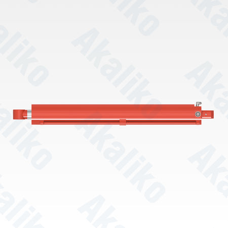 Top view of replacement mast hydraulic cylinder for Sandvik D45KS drill, OEM part number 020077-001