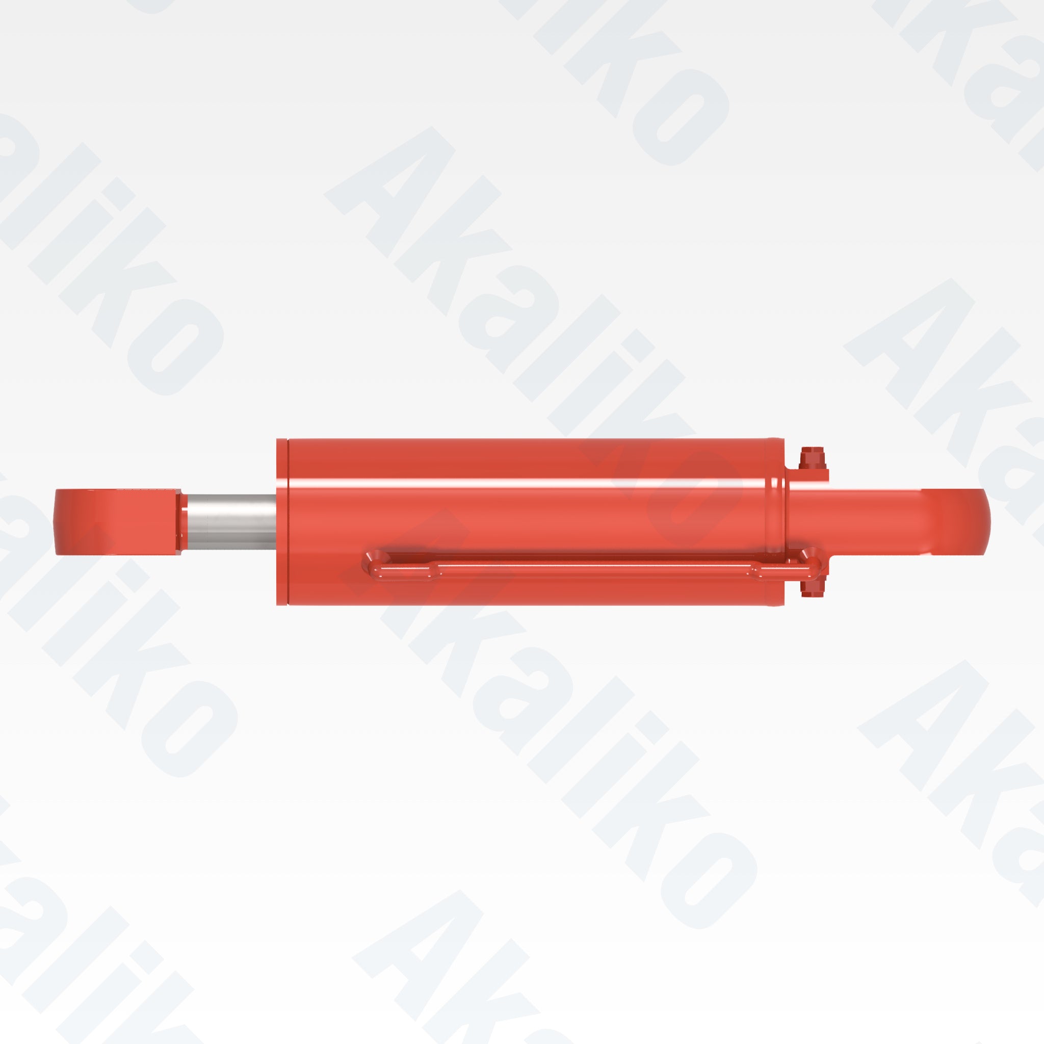 Top view of replacement bolting hydraulic cylinder for Sandvik DD421-60C drill, OEM part number 55175516