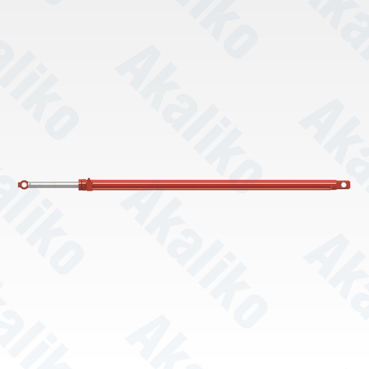 Side view of replacement feed extention hydraulic cylinder for Sandvik DD421-60C drill, OEM part number 55047472