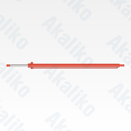 Top view of replacement feed extention hydraulic cylinder for Sandvik DD421-60C drill, OEM part number 55047472
