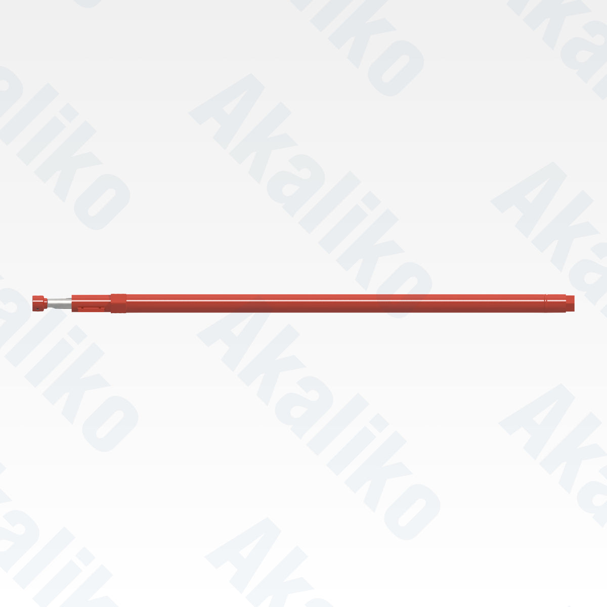 Side view of replacement feed hydraulic cylinder for Sandvik DD421-60C drill, OEM part number 55085906