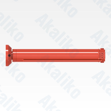 Top view of replacement front jack hydraulic cylinder for Sandvik DD421-60C drill, OEM part number 55213554