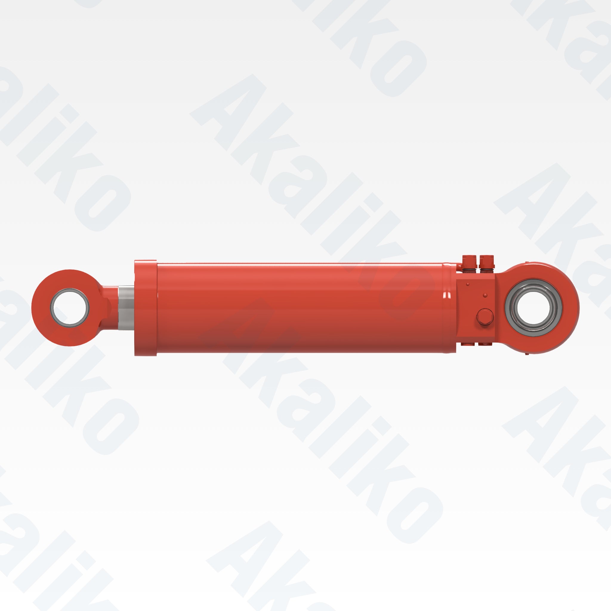Side view of replacement swing hydraulic cylinder for Sandvik DD421-60C drill, OEM part number 32579827
