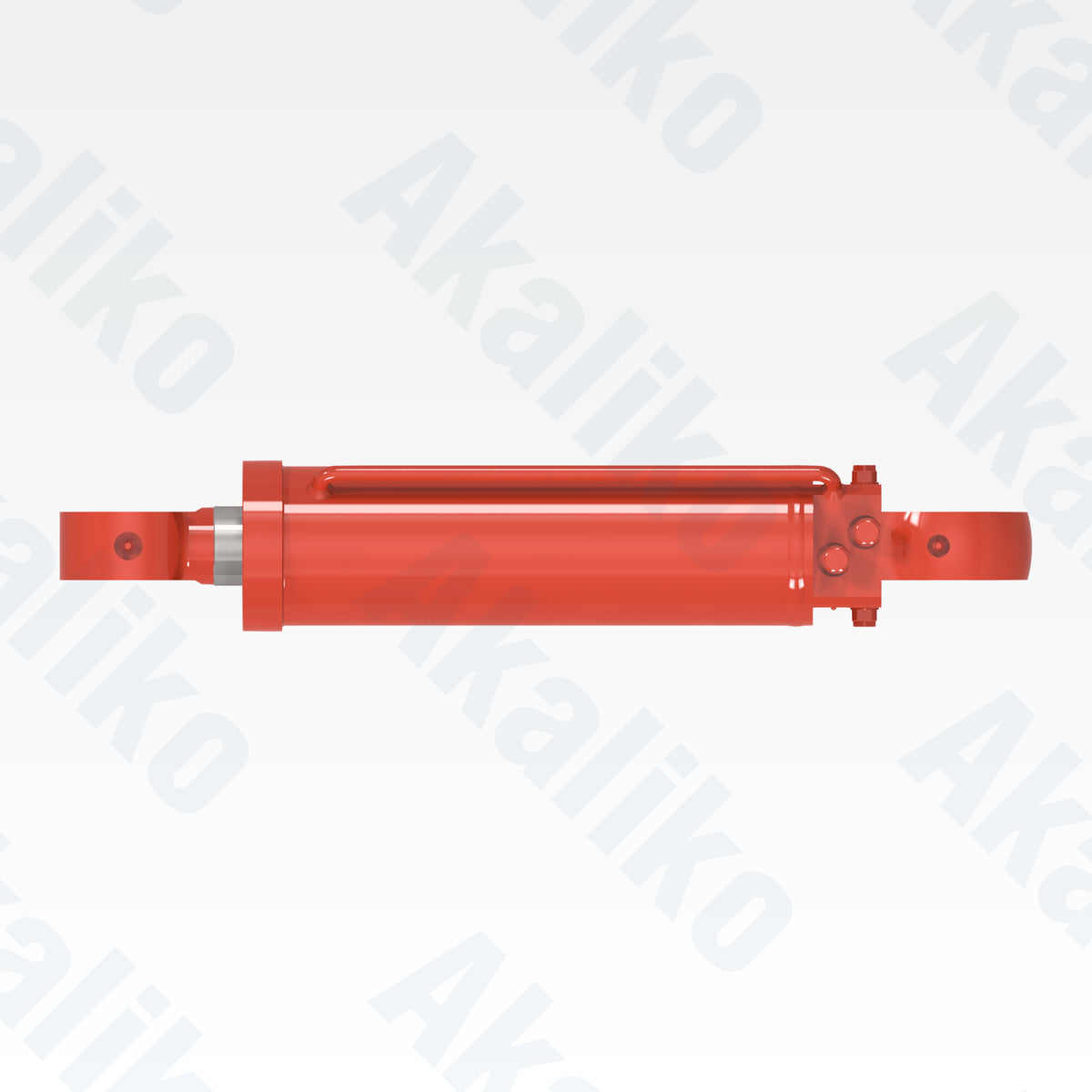 Top view of replacement swing hydraulic cylinder for Sandvik DD421-60C drill, OEM part number 32579827