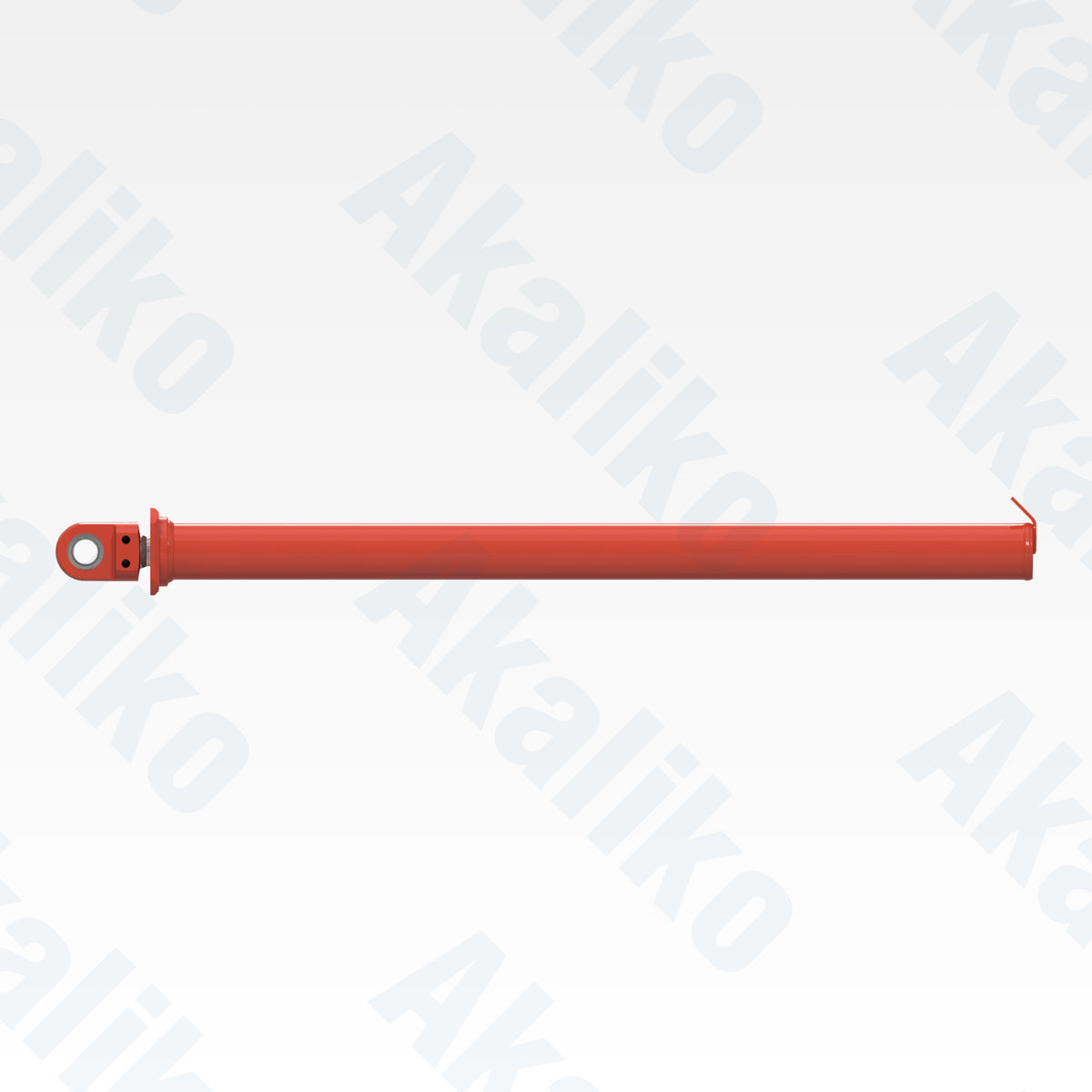Side view of replacement zoom tube hydraulic cylinder for Sandvik DD421-60C drill, OEM part number 55161091