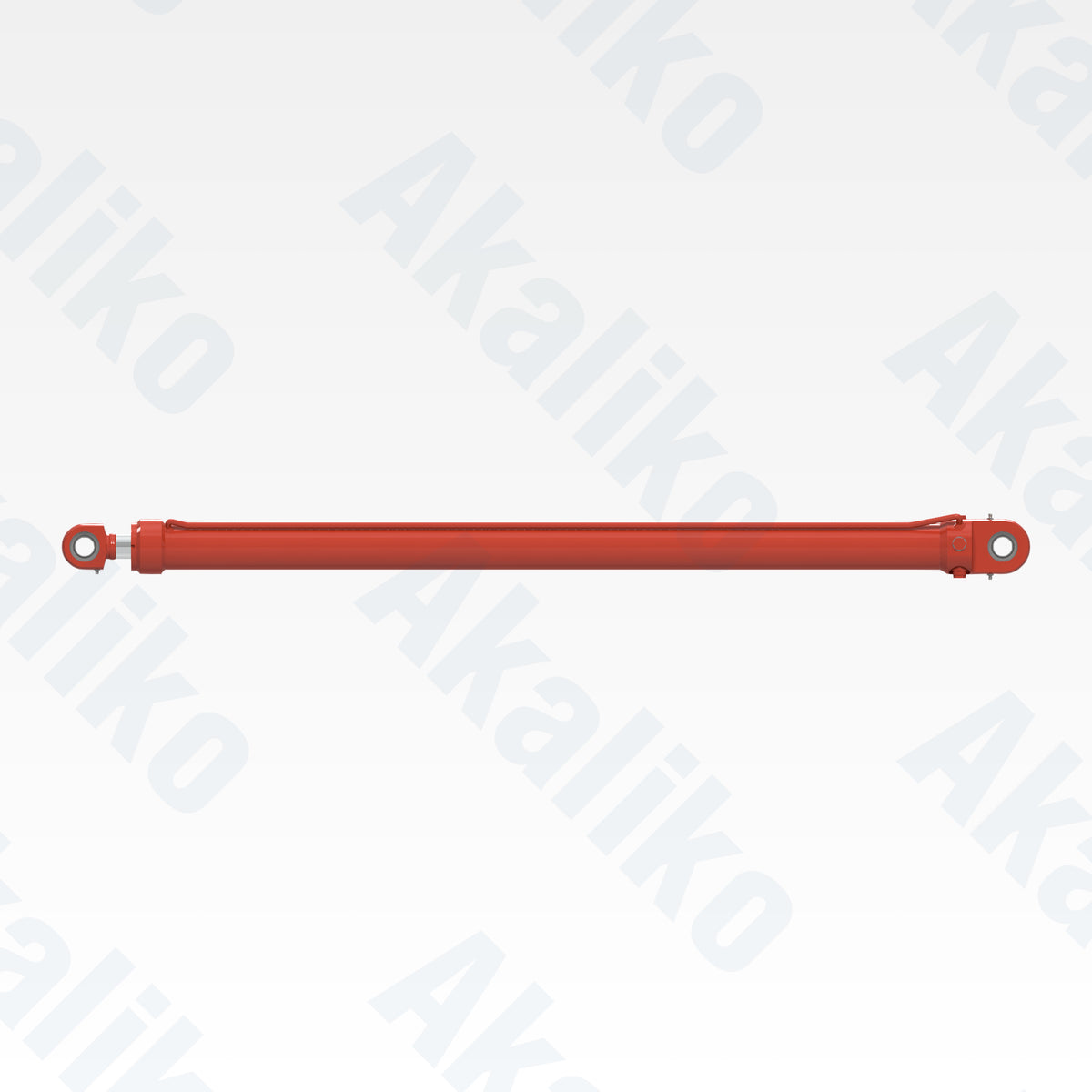 Side view of replacement feed hydraulic cylinder for Sandvik DL331 drill, OEM part number 55165438
