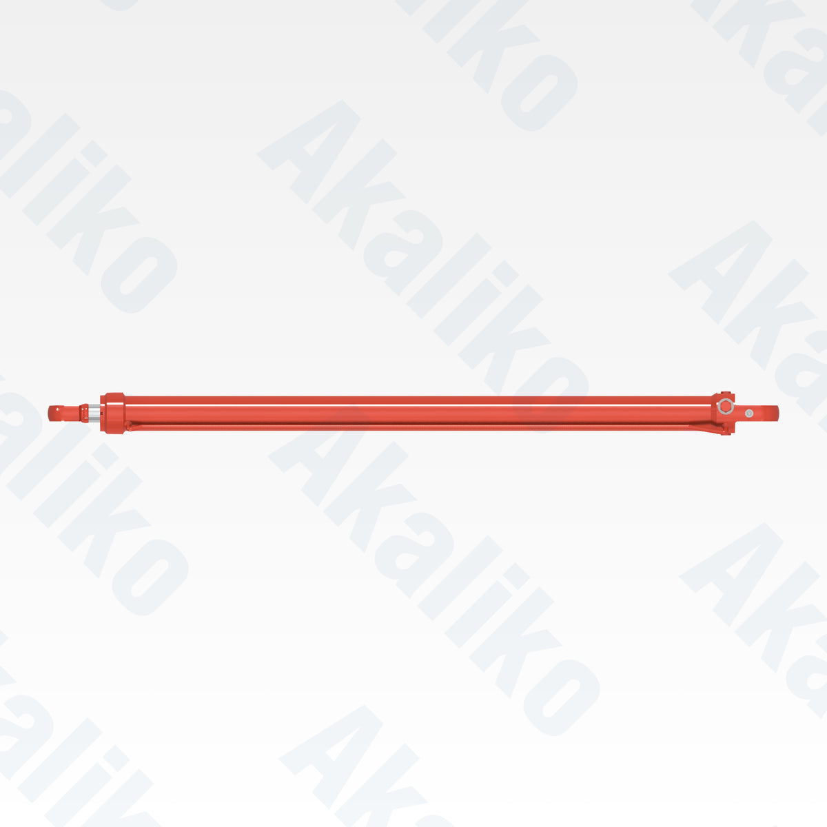 Top view of replacement feed hydraulic cylinder for Sandvik DL331 drill, OEM part number 55165438
